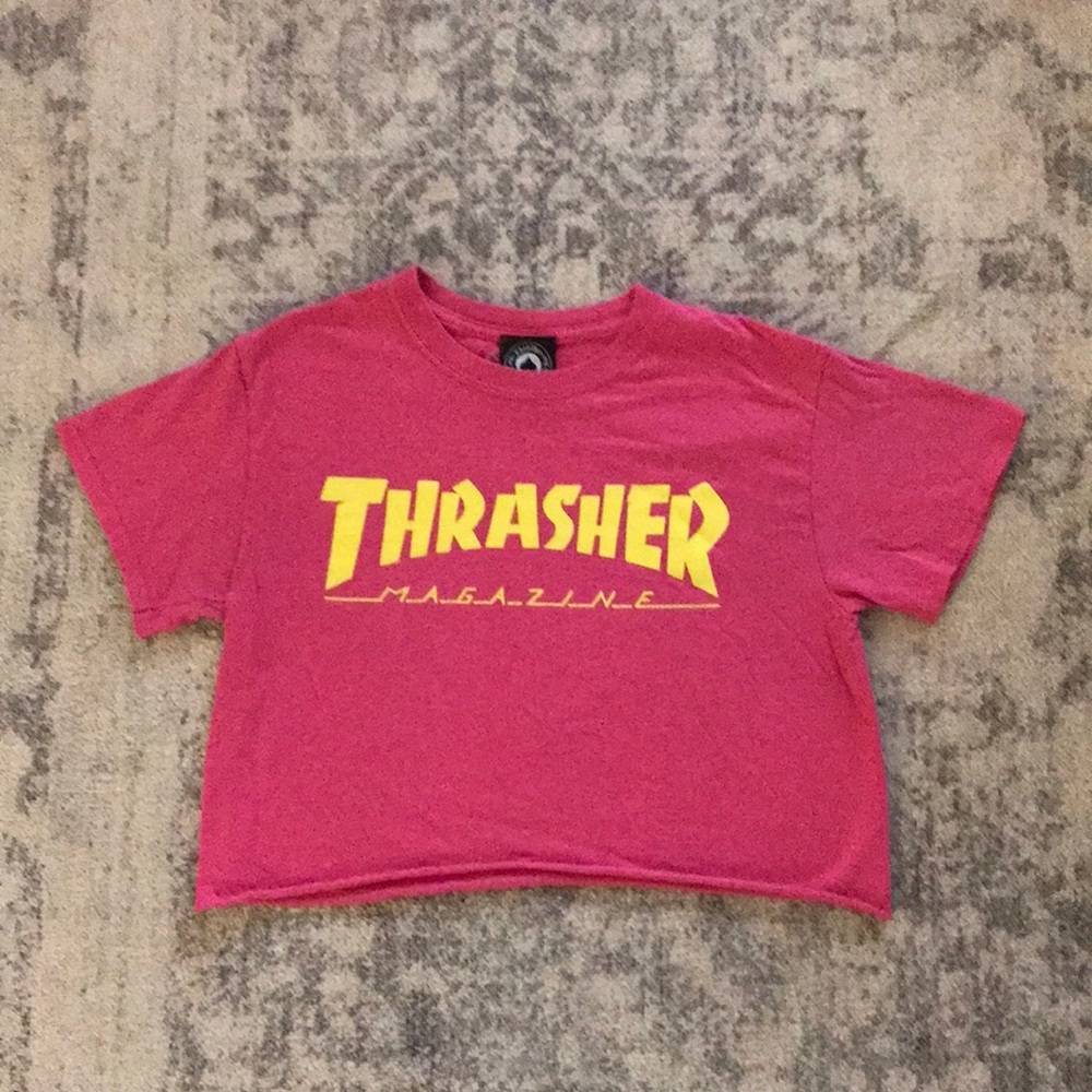 Thrasher cropped Tee